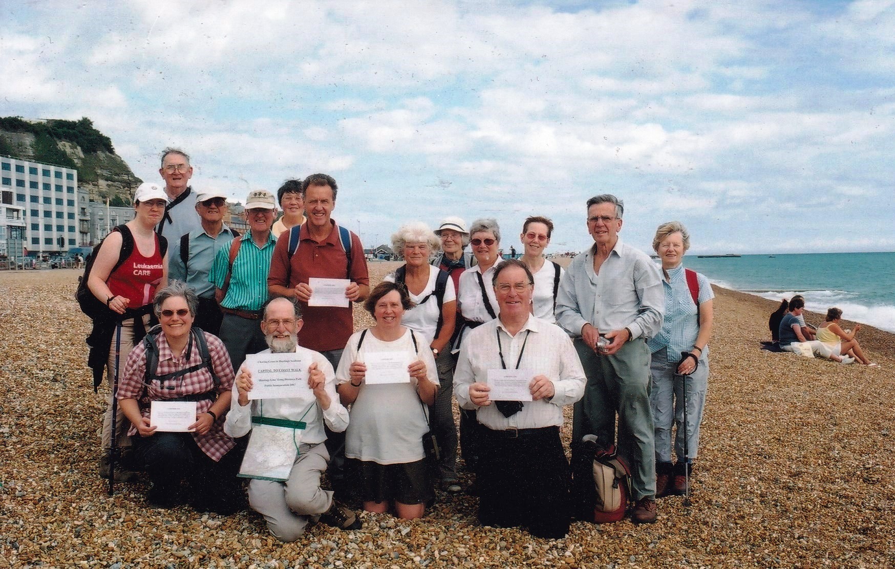 Bernard Moss at Hastings Beach