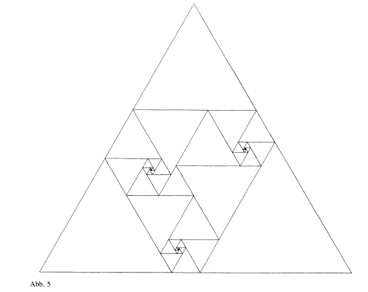 perfect equilateral triangle of order infinity